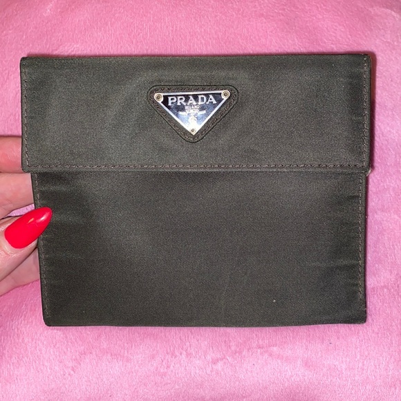 Prada Handbags - Prada Nylon trifold Wallet